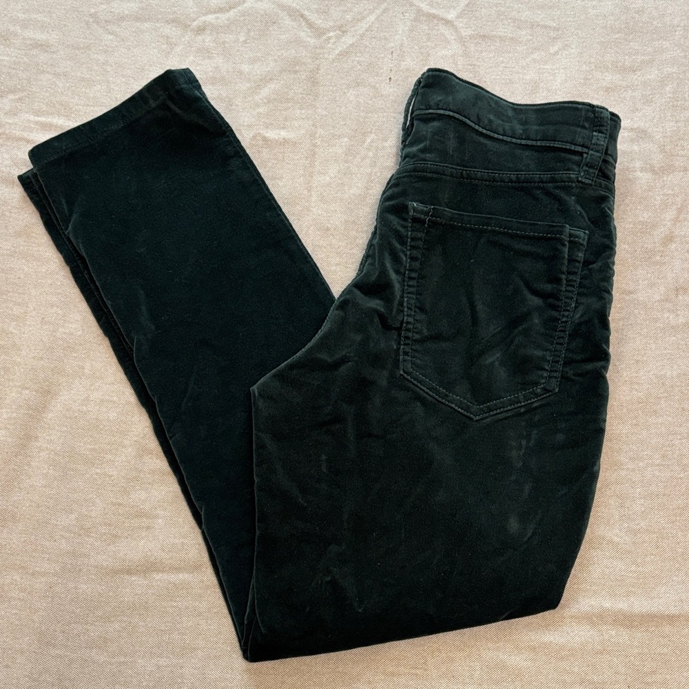 Banana Republic Forest Green Velvet Jeans